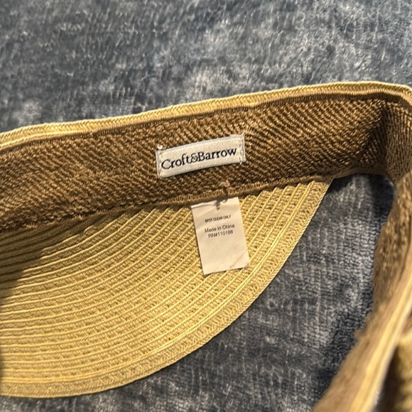 Croft & Barrow Tan Sun Visor Hat - Picture 4 of 5